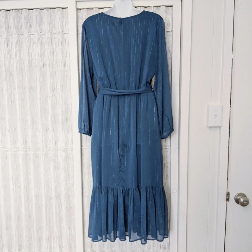 NWT J. Crew Point Sur Faux Wrap Dress Size 12 - Picture 4 of 5